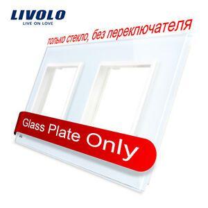 VL Gang Logo - LIVOLO EU Standard 2 Gang White Pearl Crystal Glass VL-C7-SR/SR-11 ...