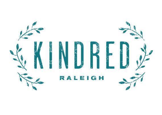 Leaves around Logo - custom logo design | Kindred | The Dapper Paper Co. #logo #raleigh ...