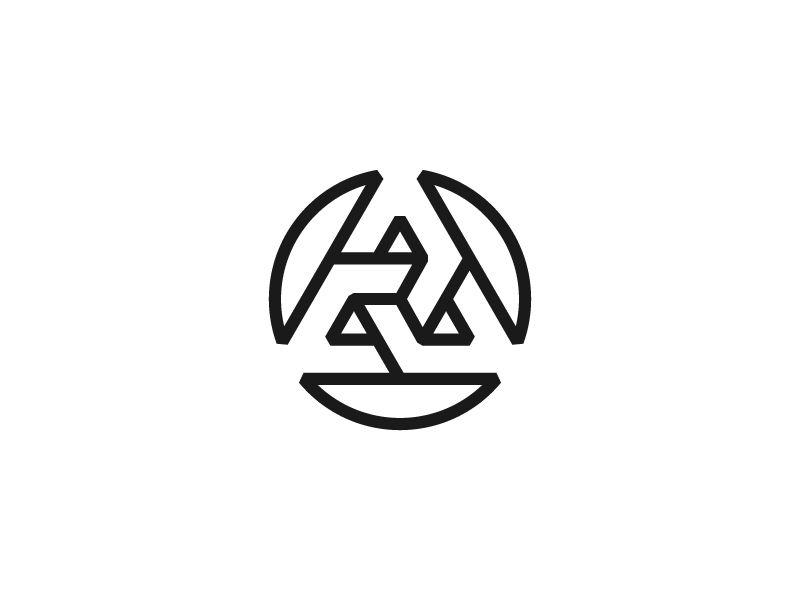 Red White Circle with Triangle Logo - Triangle by Kemal Sanli | Dribbble | Dribbble