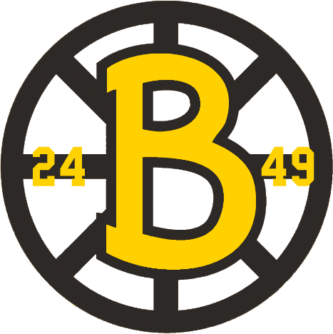 Boston Bruins Logo - Boston Bruins Anniversary Logo - National Hockey League (NHL ...