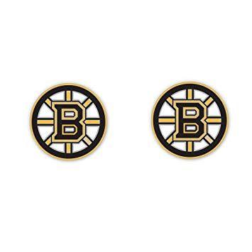 Boston Bruins Logo - NHL Boston Bruins Logo Post Earrings, Sports & Outdoors - Amazon Canada