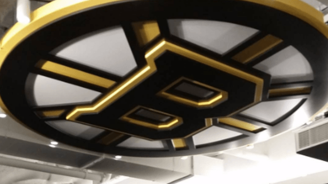 Boston Bruins Logo - No more logo on the floor for Boston Bruins at new practice facility
