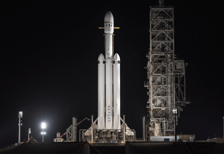 Falcon Heavy SpaceX Logo - Watch SpaceX's historic first Falcon Heavy launch live right here – BGR