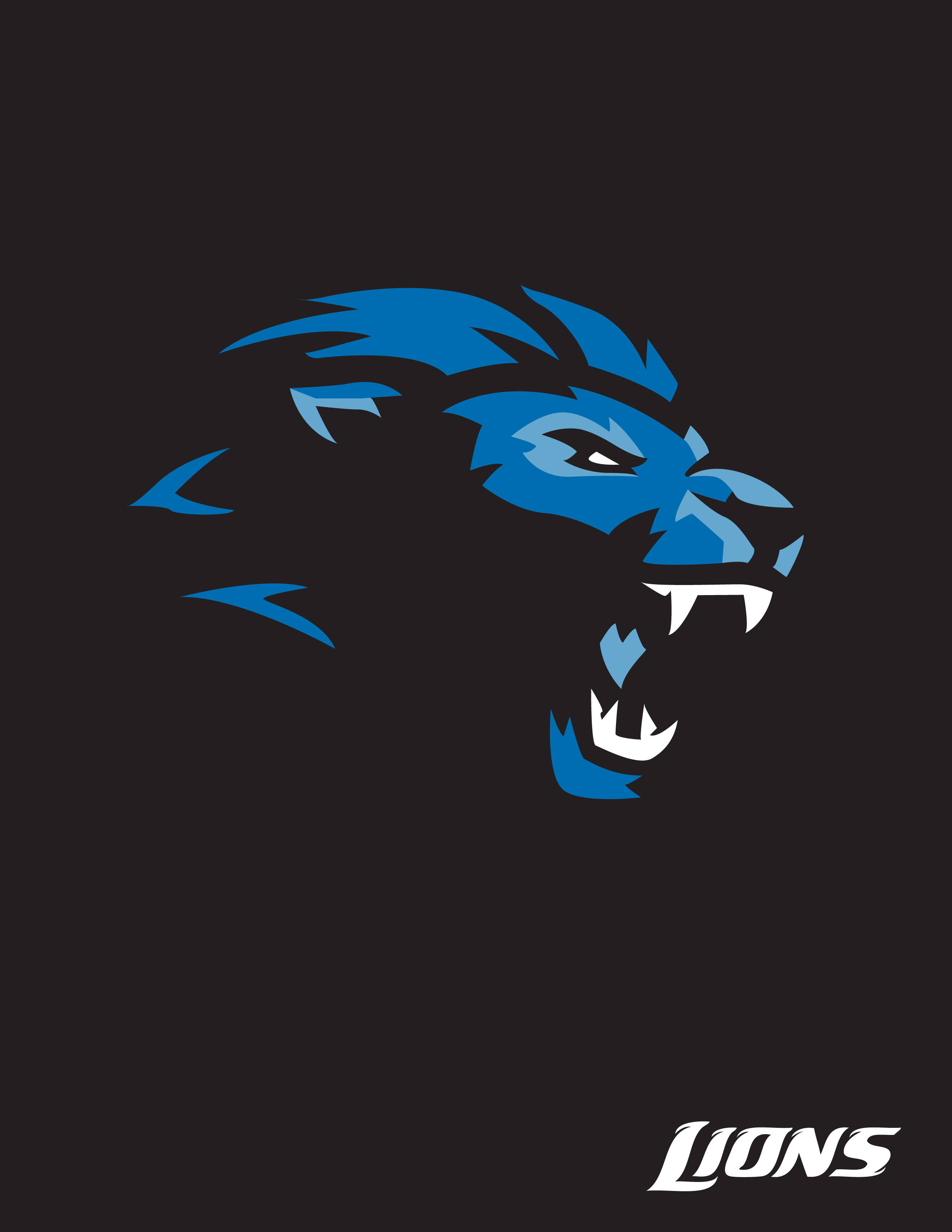 Detroit Lions Logo - Lions logo Design I did for fun