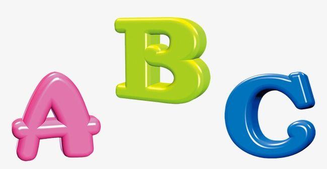 ABC Color Logo - Letters Abc, Color, Cartoon, Letters Vector PNG and PSD File for ...