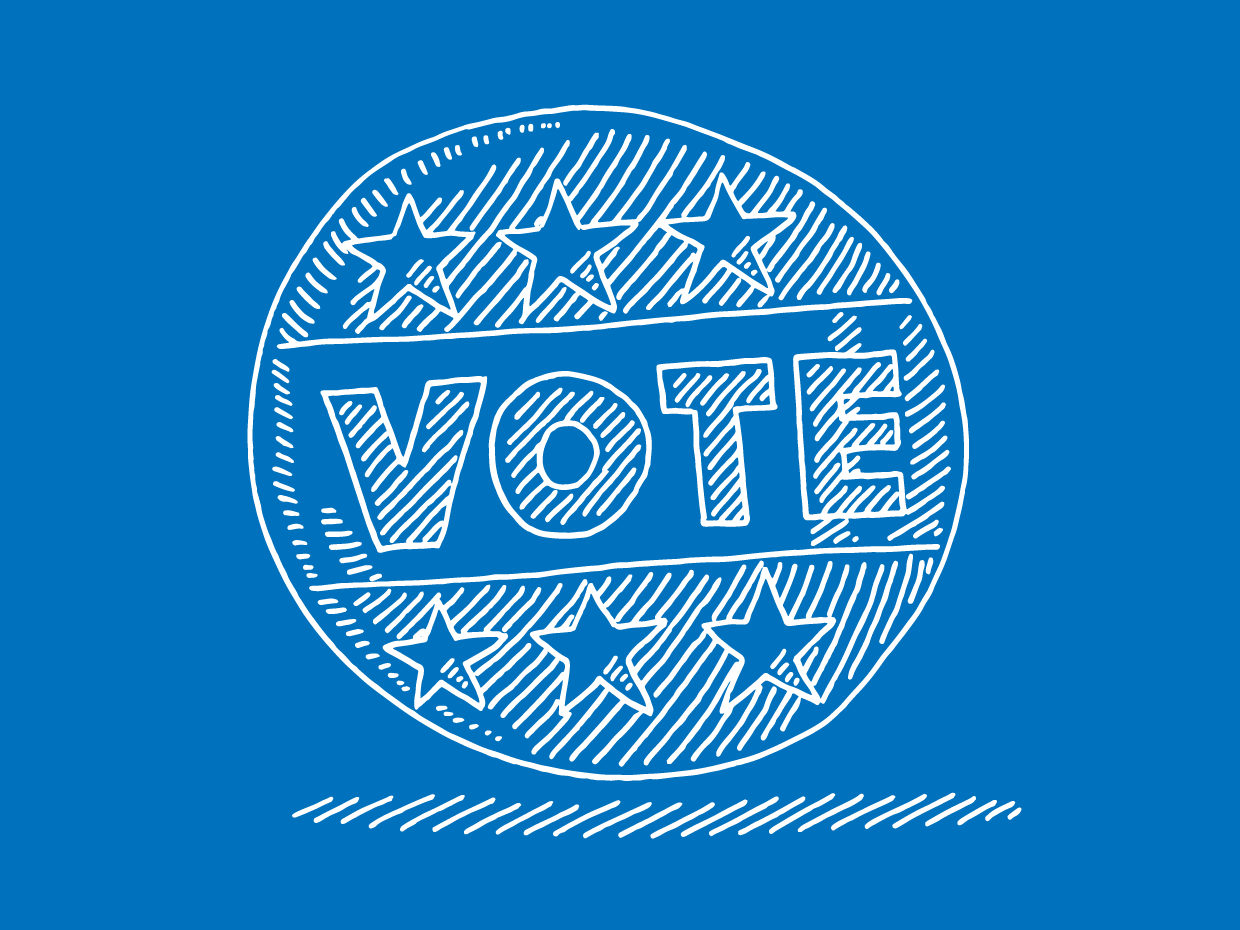 Circle Blue Rectangle Logo - Election 2016: Lesson Plans and Digital Resources for Educators