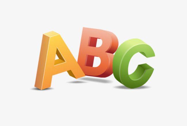 ABC Color Logo - English Characters Abc Color, Color, English, Characters Abc PNG