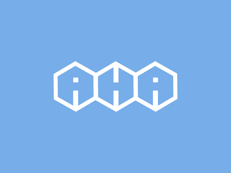 AHA Logo - AHA! Logo design