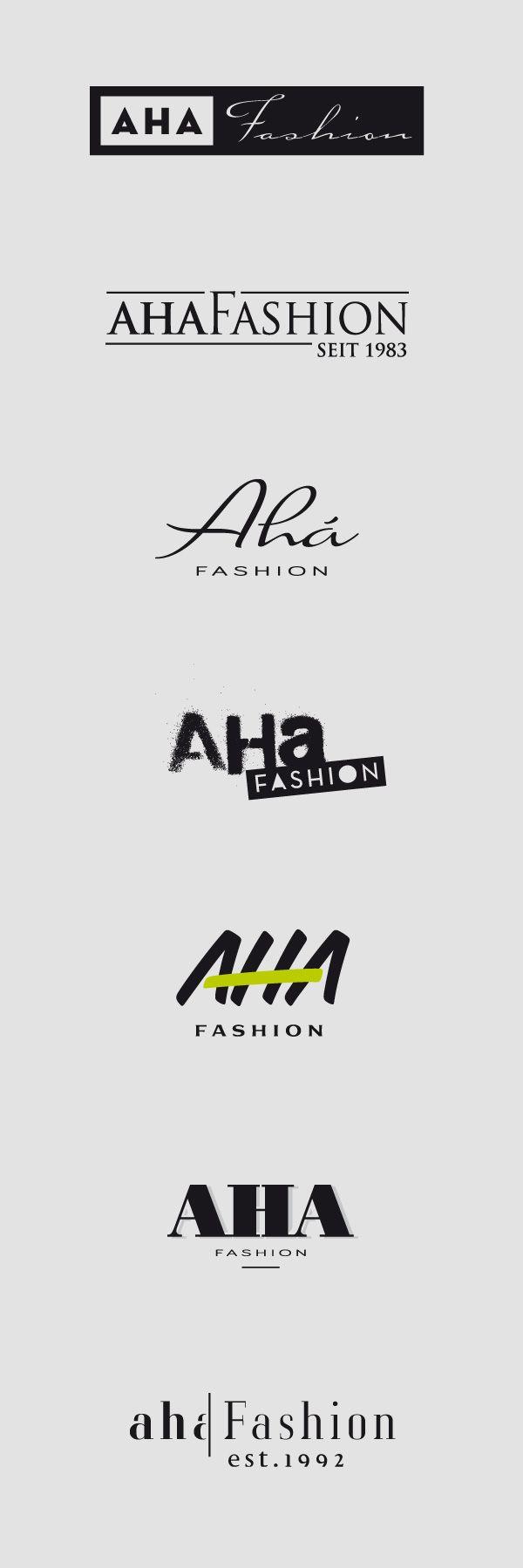 AHA Logo - Logo Design | Aha Fashion on Behance