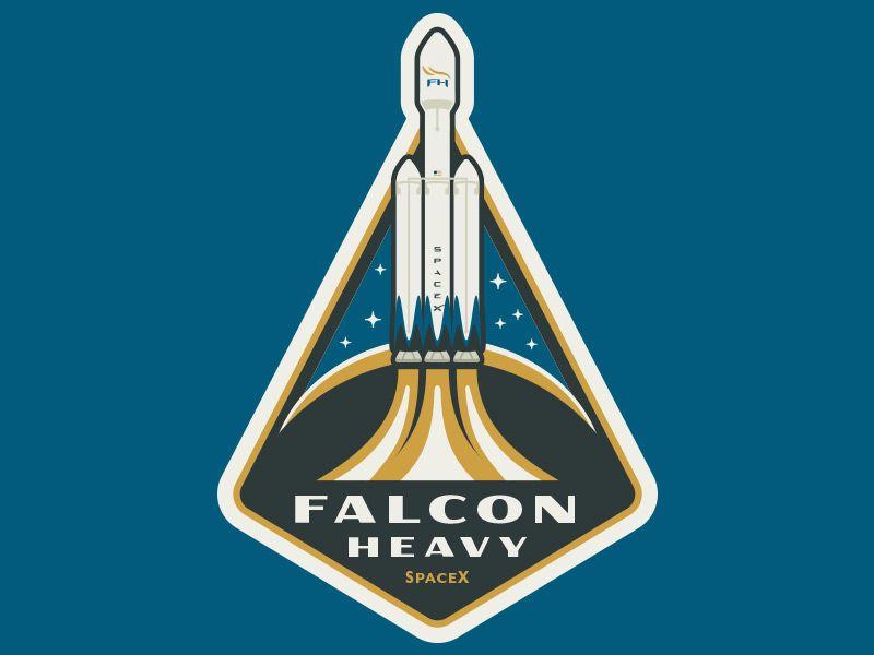 Falcon Heavy Logo - Falcon Heavy by Josh Lewis | Dribbble | Dribbble
