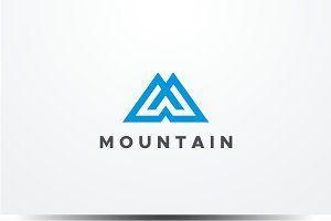 Mountain M Logo - Mountain Logo Logo Templates Creative Market