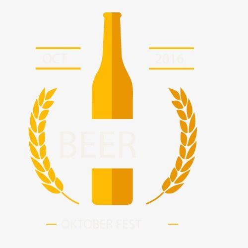 Beer Bottle Logo - Wheat Beer Bottles Vector, Vector, Logo, Mark PNG and Vector for ...
