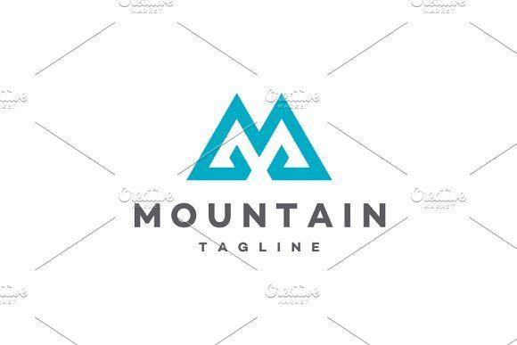 Mountain M Logo - Mountain - Letter M Logo ~ Logo Templates ~ Creative Market