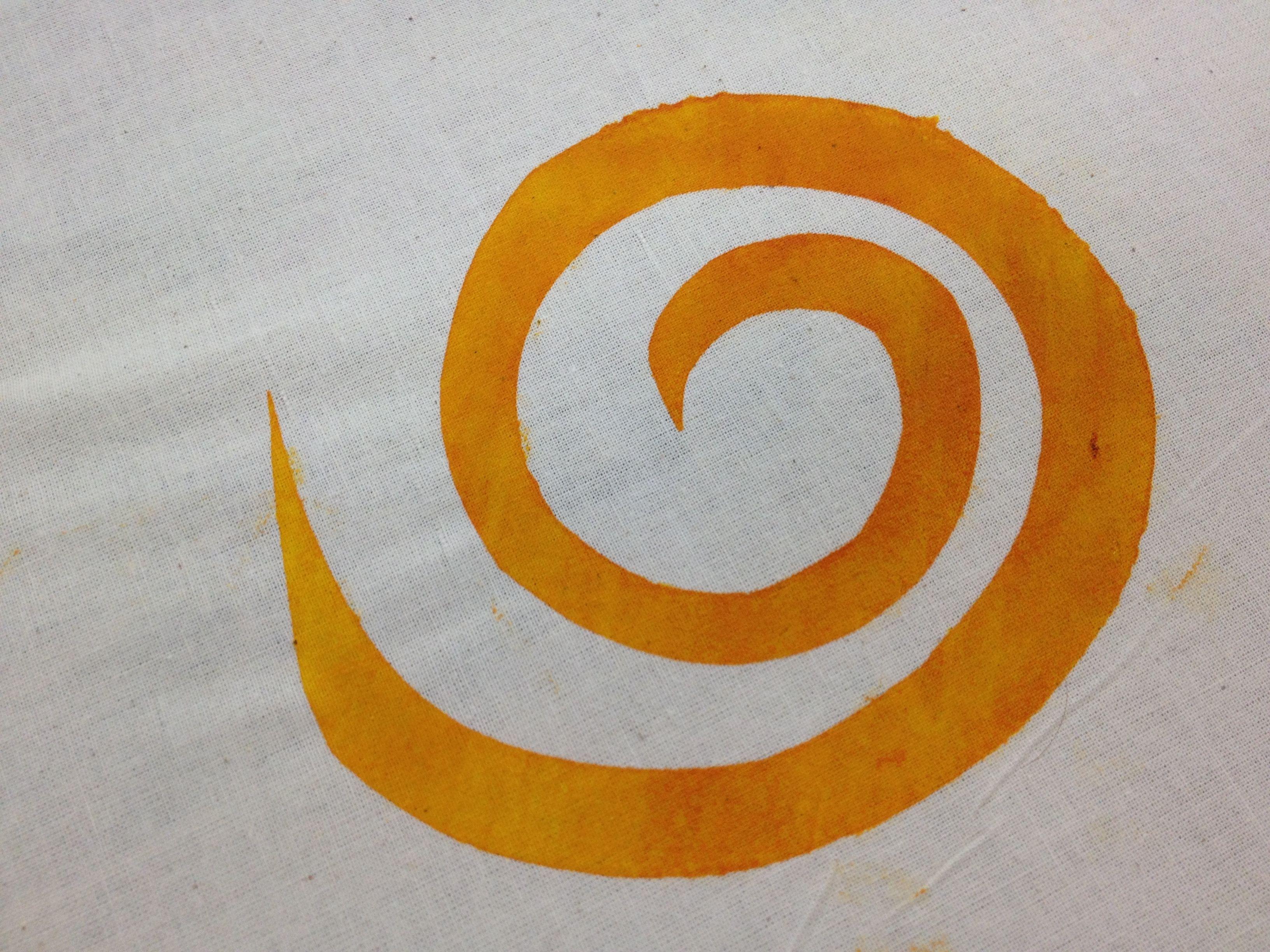 Yellow Swirl Logo - orange yellow swirl