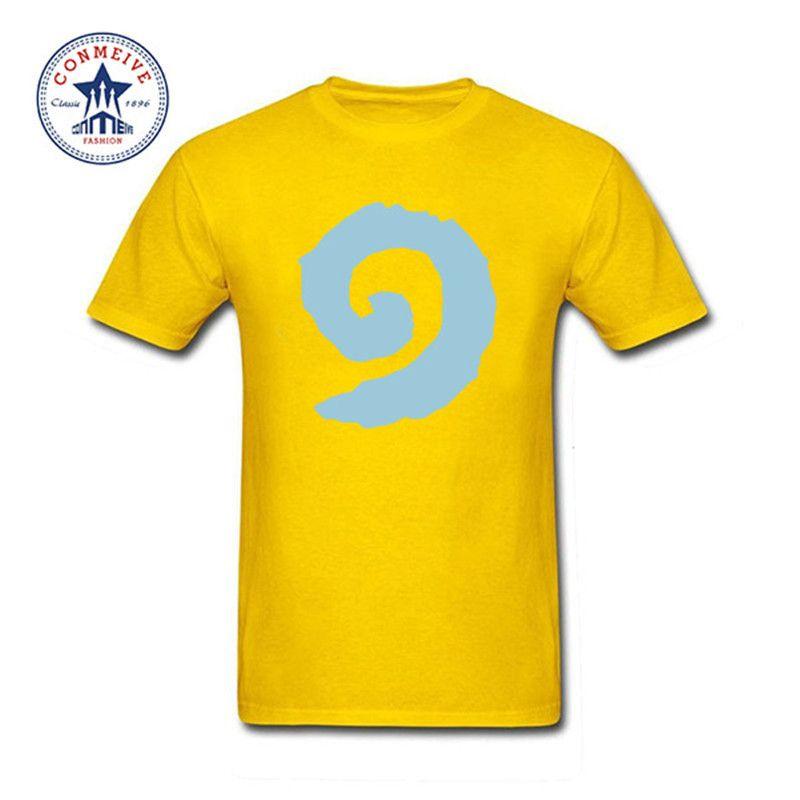Yellow Swirl Logo - T-Shirt Clothing for Men for sale - Mens Shirt Clothing online ...