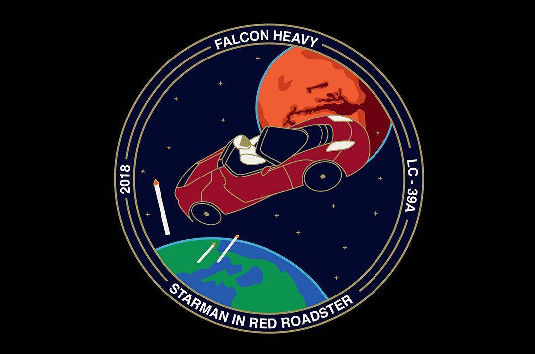 Falcon Heavy SpaceX Logo - SpaceX stage engine cutoff as planned