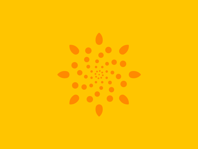 Yellow Swirl Logo - Sunflower Swirl by Richard de Ruijter