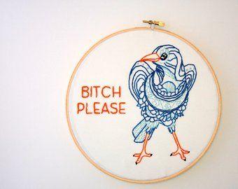 Inappropriate Bird Logo - Bitch please bird | Etsy