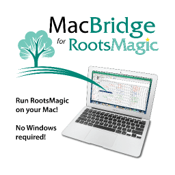 RootsMagic Logo - MacBridge for RootsMagic