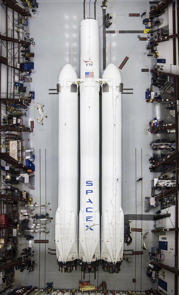 SpaceX Falcon 9 Heavy Logo - SpaceX's Falcon Heavy launch imminent as Elon Musk unveils first photos