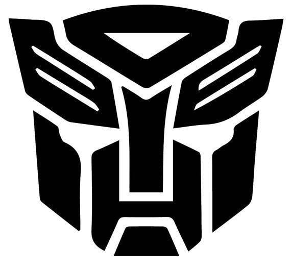 Black and White Transformers Logo - transformer logo autobotinsigniavectorsvg svg movie book video game ...