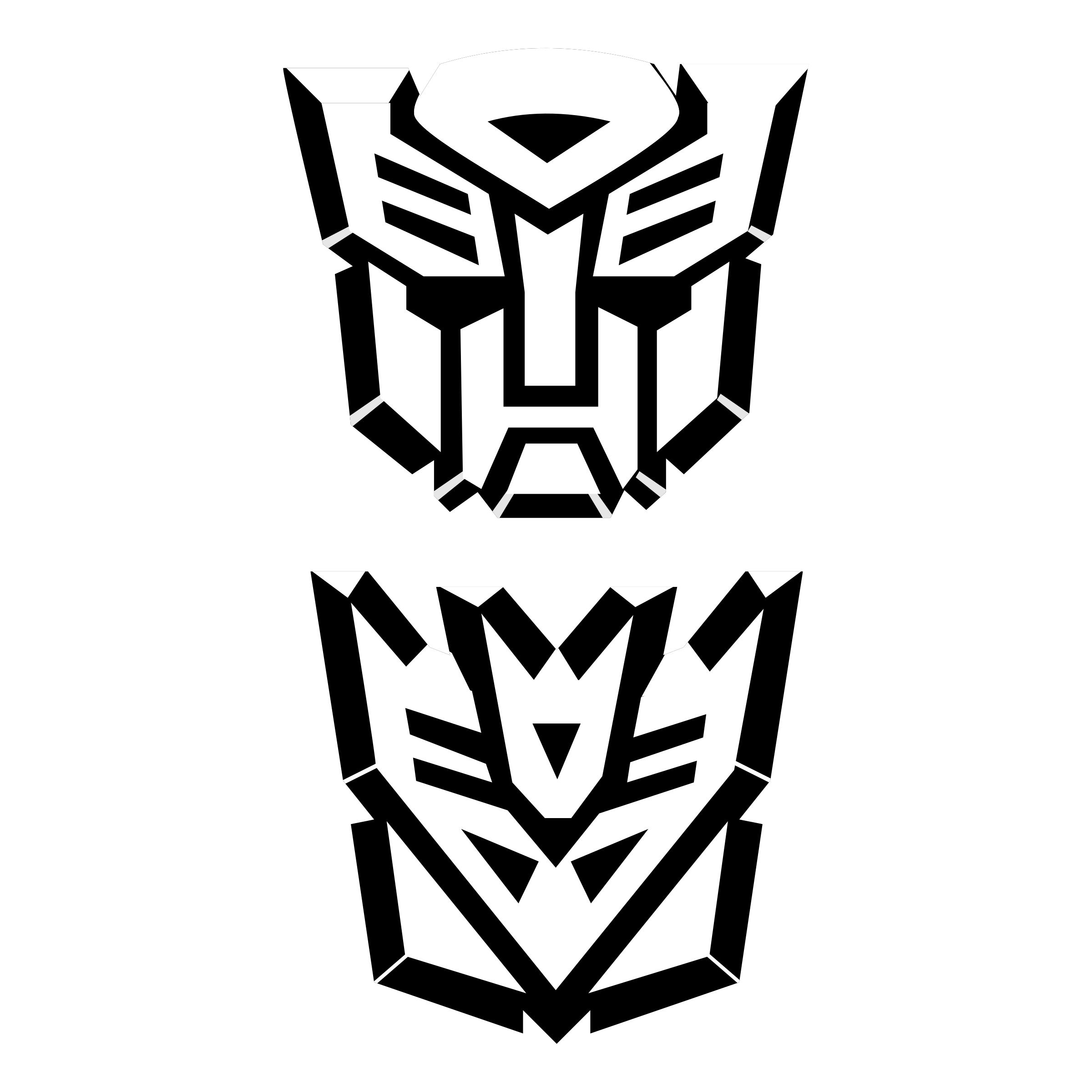 Transformers Black and White Logo - Transformers Logo PNG Transparent & SVG Vector - Freebie Supply