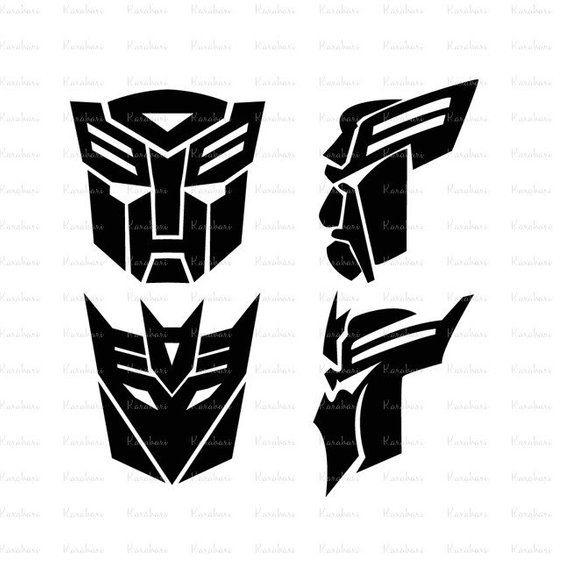 Transformers Black and White Logo - High Quality Transformers svg, Transformers logo, Transformers ...