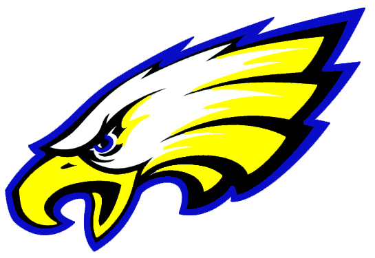 Gold and Blue Eagle Logo - St. Peters Boys HS Swim Team