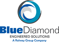 Blue Diamond Company Logo - Blue Diamond Engineered Solutions. Automotive Components, Custom