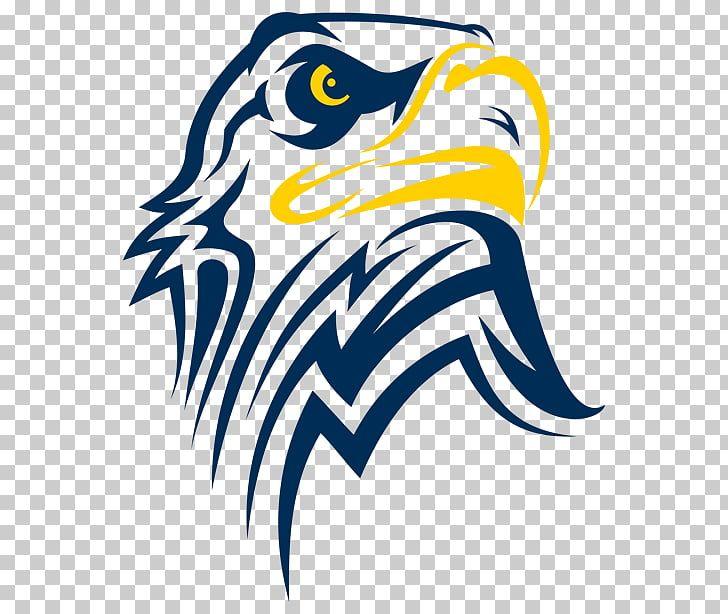 Yellow Blue Eagle Logo - Bald Eagle Tribe Tattoo , school logo, blue and yellow eagle ...