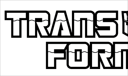 Transformers Black and White Logo - How to create Transformers logo effect in Illustrator – Jayhan Loves ...