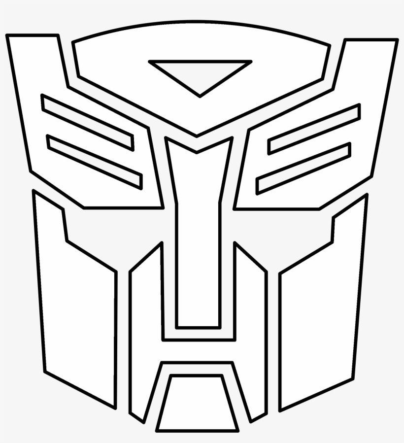 Transformers Black and White Logo - Transformers Autobot Logo Black And White - Autobots Transformer ...