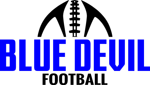 Blue Devils Football Logo - Gallia Sports: Blue Devil Football T Shirt