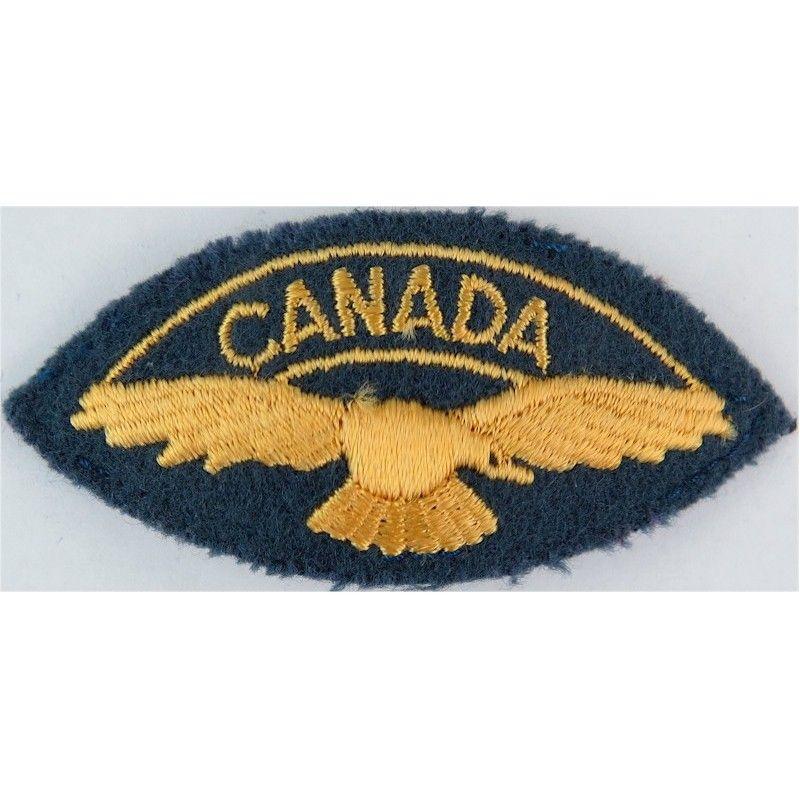 Yellow Blue Eagle Logo - Canada / Eagle - FR Foreign Air Force insignia