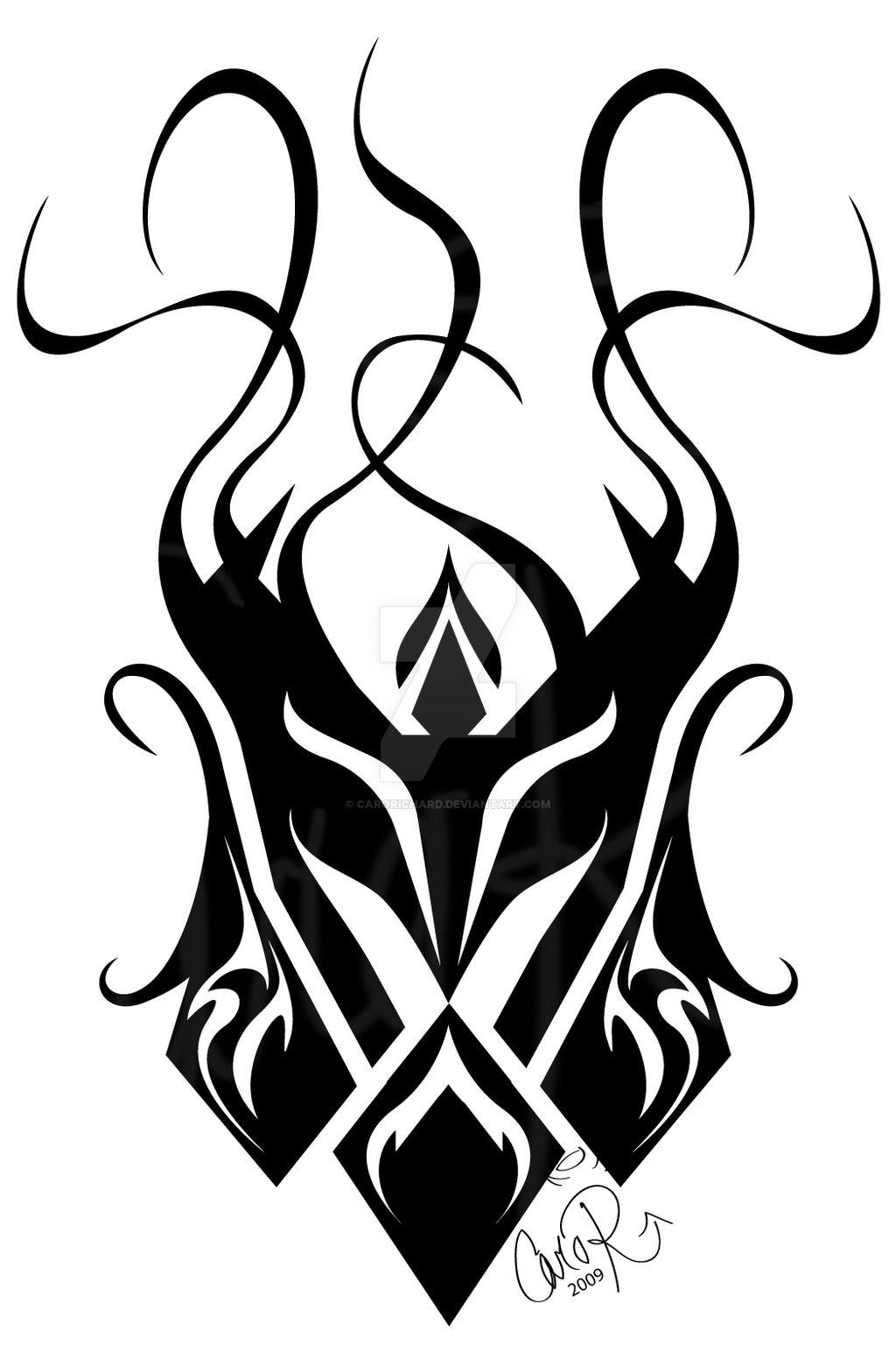Black and White Transformers Logo - Another transformer logo by CaroRichard on DeviantArt