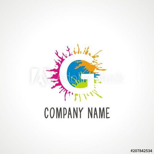 Dand G Logo - Letter G Splash Color / letter G logo concept this stock