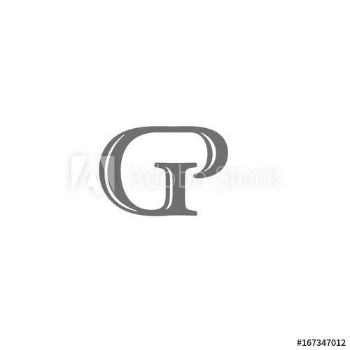 Dand G Logo - GP Initial Monogram Logo / Letter G & P logo this stock vector