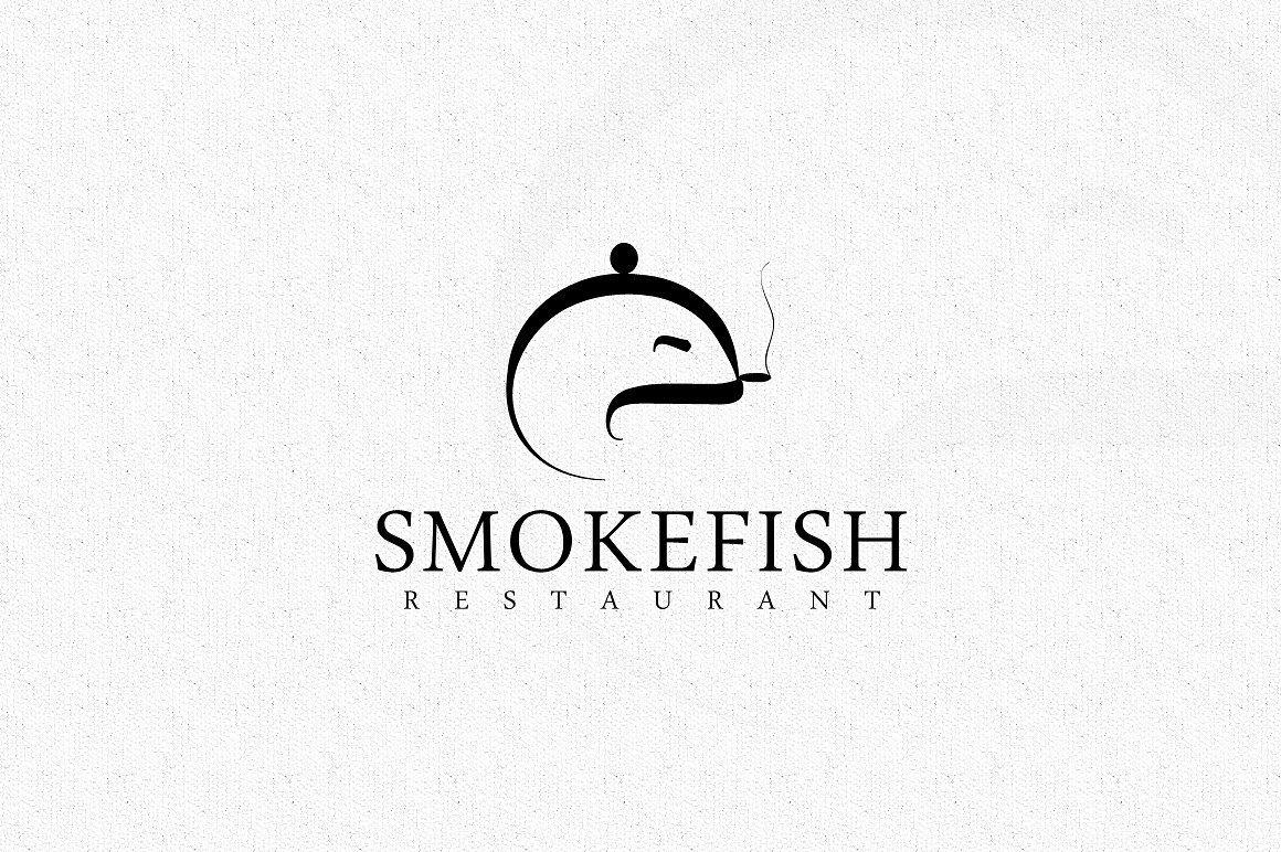 Smoke Logo - Smoke Fish Logo ~ Logo Templates ~ Creative Market