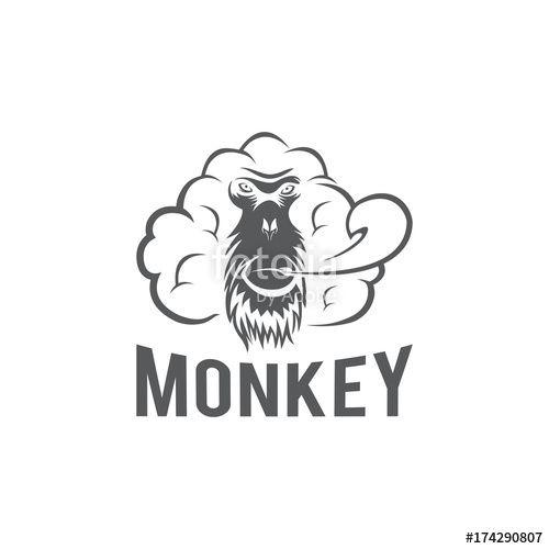 Smoke Logo - monkey smoke logo
