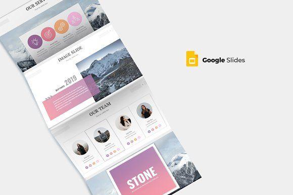 Stone Google Logo - Stone Slides Template Presentation Templates Creative