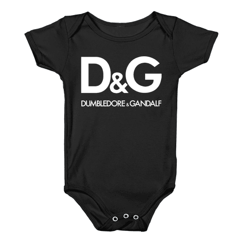 Dand G Logo - D & G (Dumbledore and Gandalf) Baby One-Piece | LookHUMAN