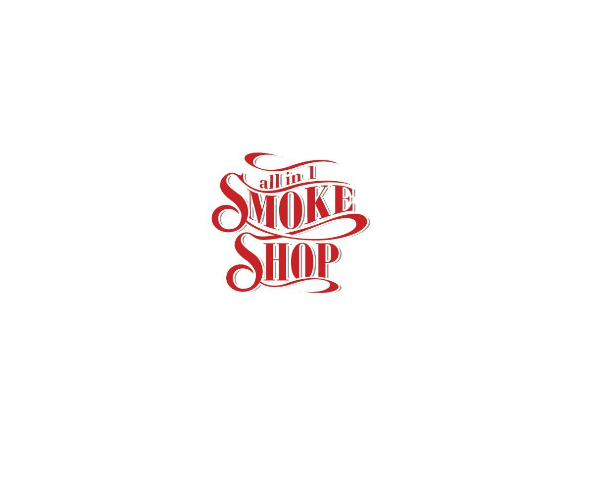 Smoke Logo - Bold, Playful, Shop Logo Design for All in 1 Smoke shop OR All N 1