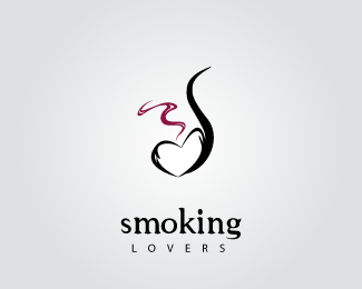 Smoke Logo - Smoking Lovers Designed