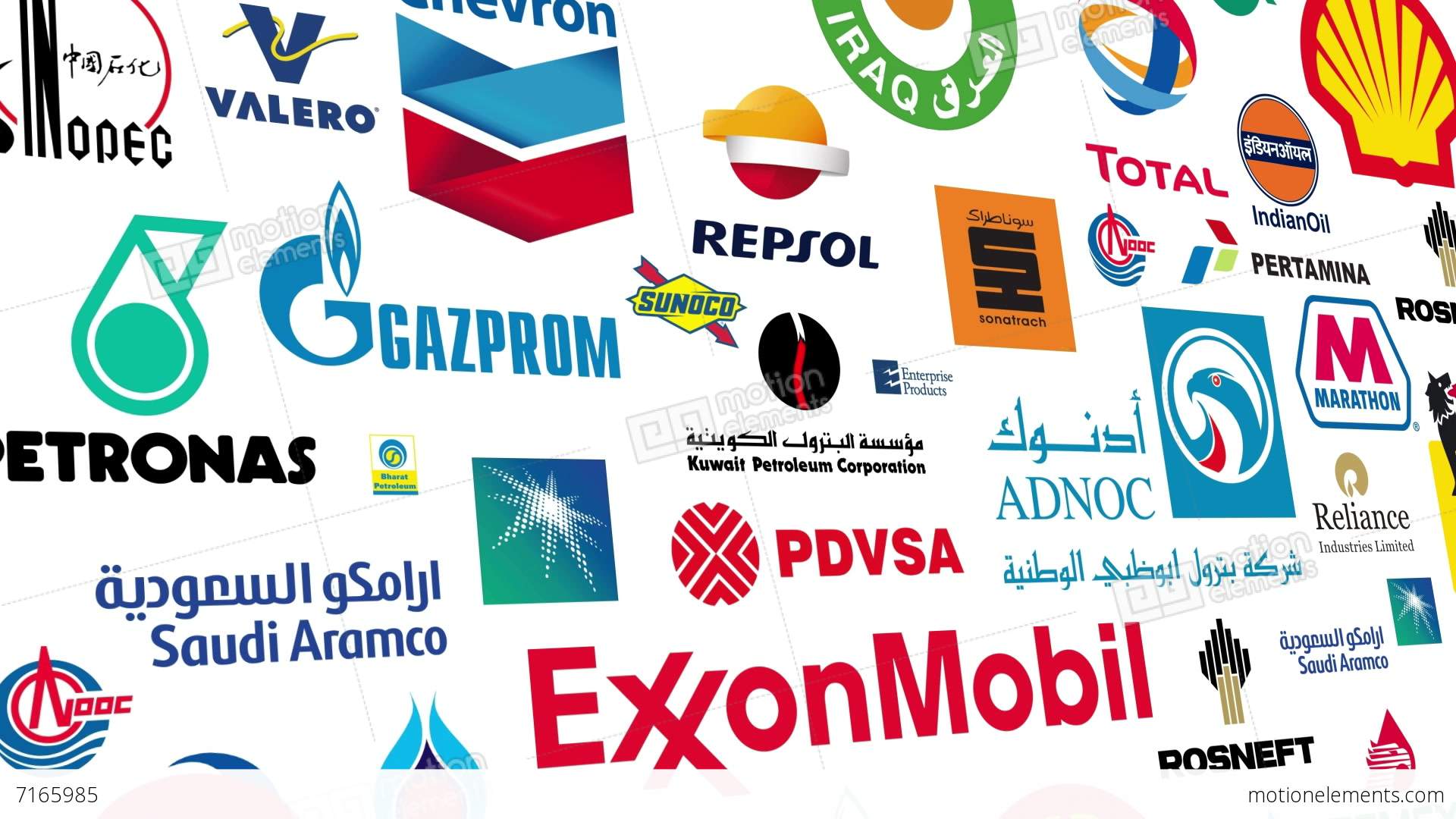 Oil Company Logo - Oil Companies Logo Loop Stock Animation | 7165985
