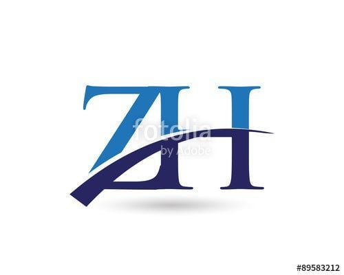 ZH Logo - ZH Logo Letter Swoosh Stock Image And Royalty Free Vector Files