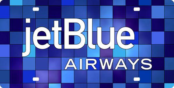 JetBlue Airlines Logo - Jet Blue, Jet Blue Airways, License Plate, License Tag, Novelty ...