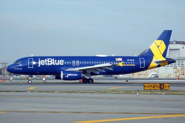 JetBlue Airlines Logo - JetBlue Airways introduces its “Vets in Blue” Airbus A320 logo jet