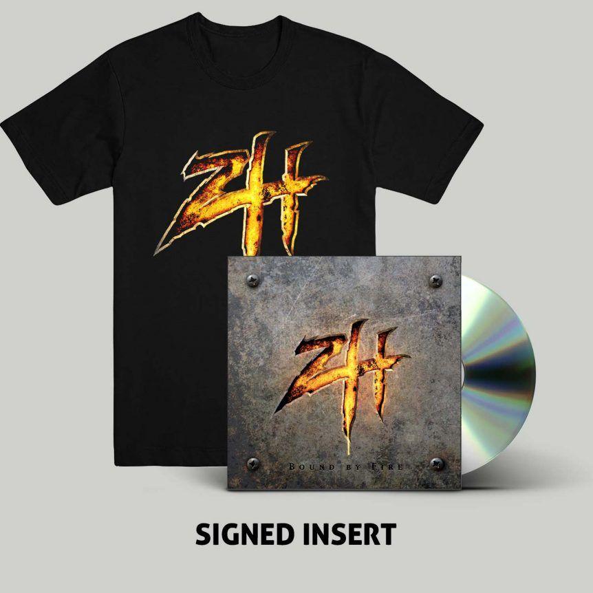 ZH Logo - Zimmers Hole Autographed “Bound By Fire” CD Bundled w/ ZH logo T