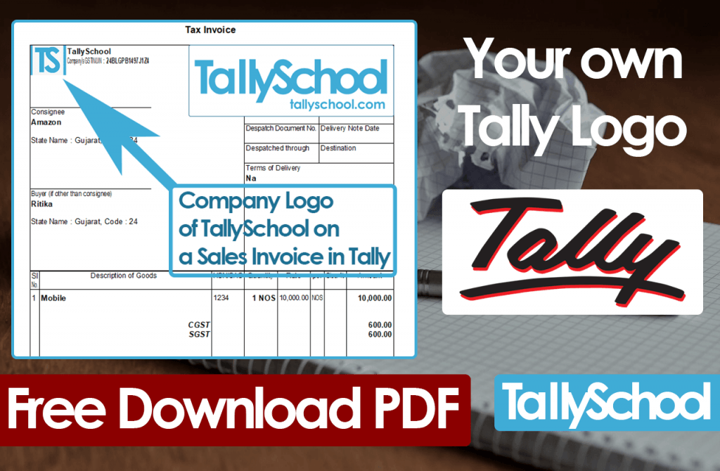Easy Company Logo - Tally Logo Printing your Company Logo in Tally on GST Invoices