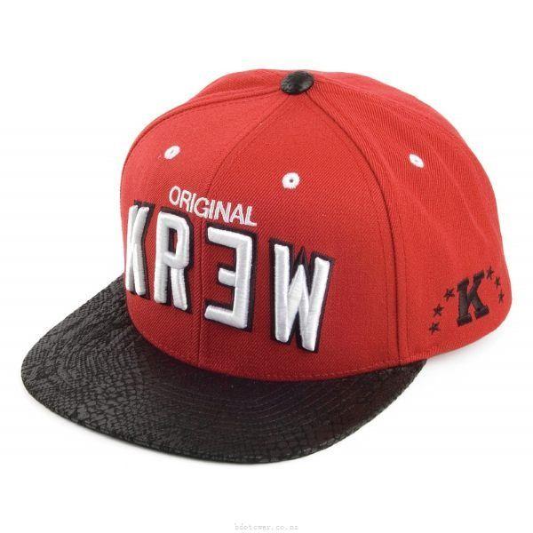 Red KR3W Logo - from wholesale prices Kr3w Hats Team 2 Snapback Cap - Red-Black ...